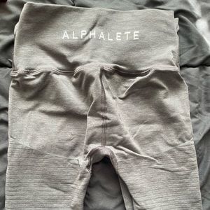 SMALL Alphalete grey revival leggings